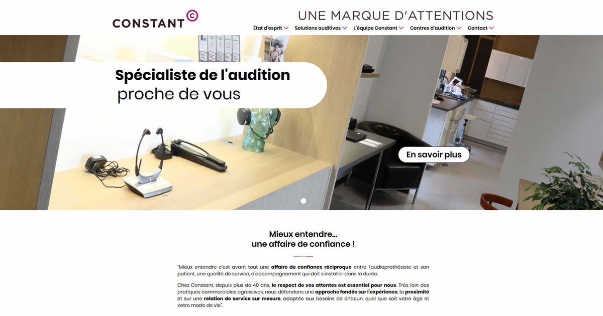 Illustration de Audition Constant